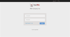 Desktop Screenshot of irbco.hyperoffice.com
