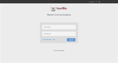 Desktop Screenshot of mavenagency.hyperoffice.com